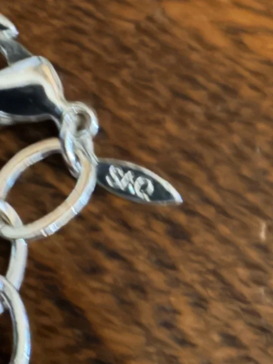 Avon SAQ Elegant Silver and Blue-Teal Jewelry Set like new - Picture 5 of 5